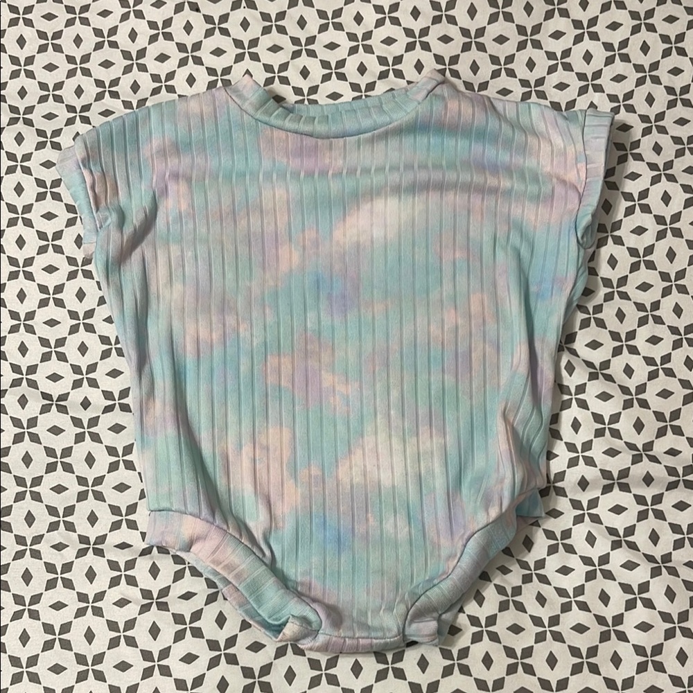 Handmade Pastel Tie-Dye Kids One Piece